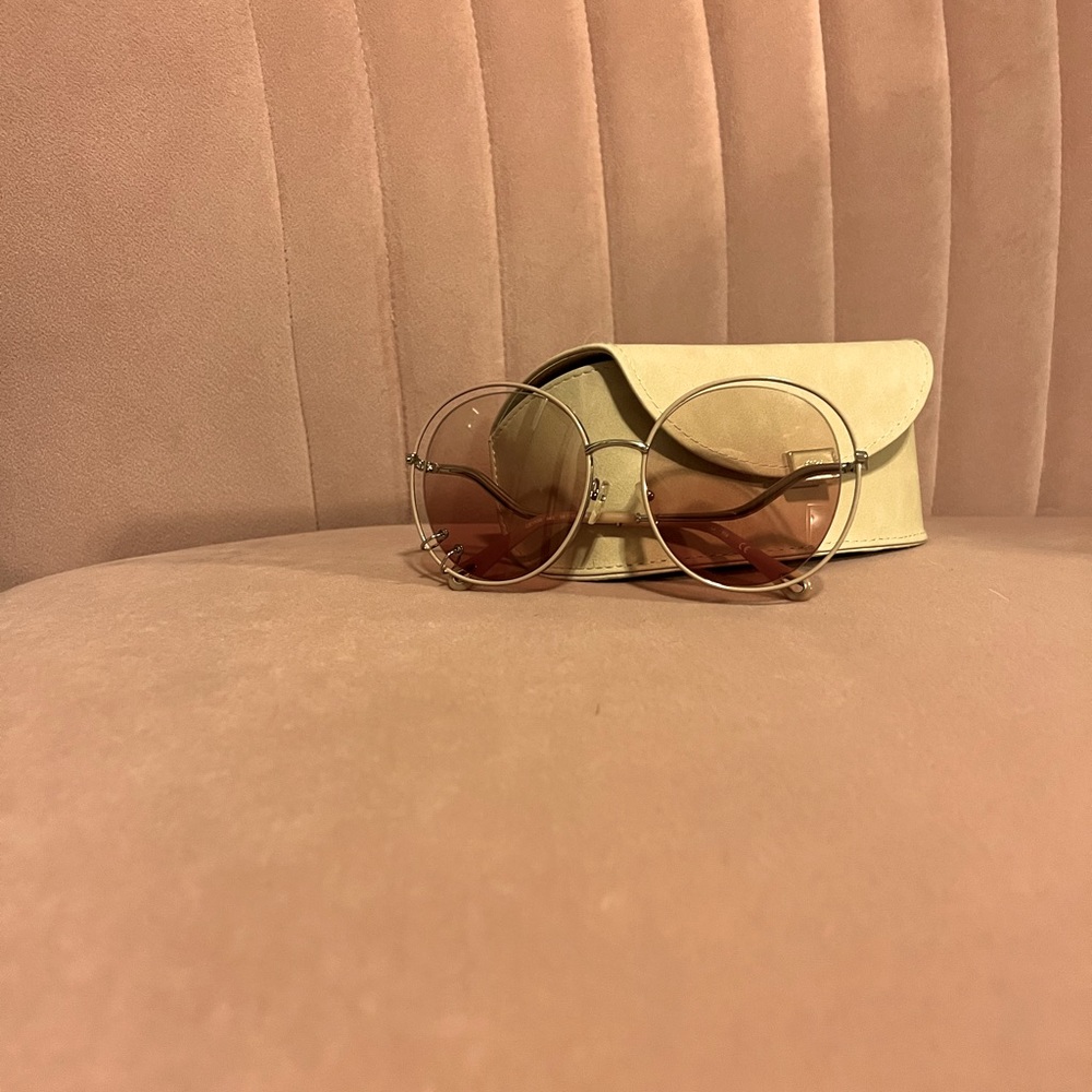 Authentic Chloe pink sunglasses